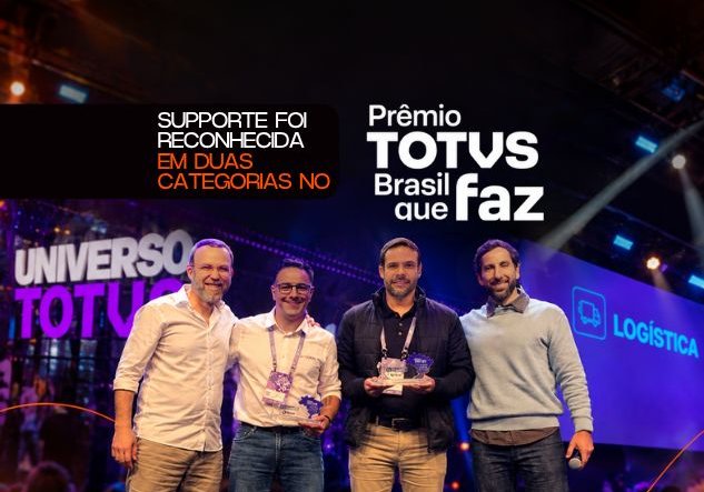 Supporte Logística é finalista em duas categorias no Prêmio TOTVS Brasil que Faz 2026